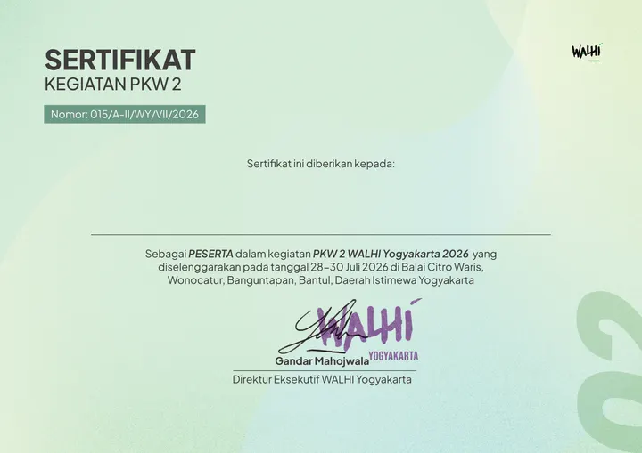 Desain sertifikat PKW 2 2026